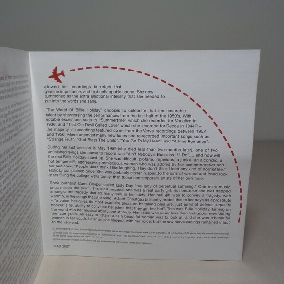 THE WORLD OF BILLIE HOLIDAY by Billie Holiday / New CD / 2 Disc Set / 40 Tracks - Picture 15 of 15